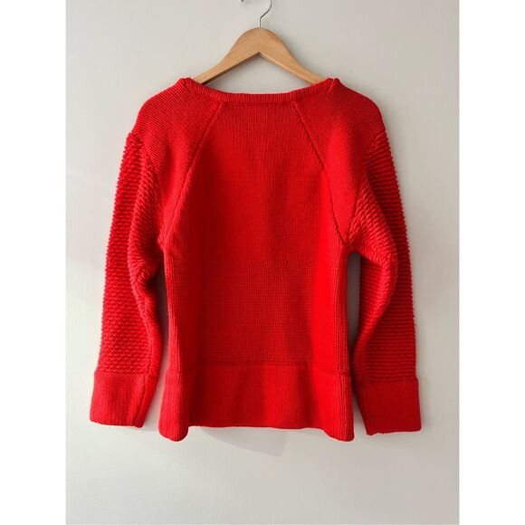 Helmut Lang Red Wool Sweater - Picture 3 of 5